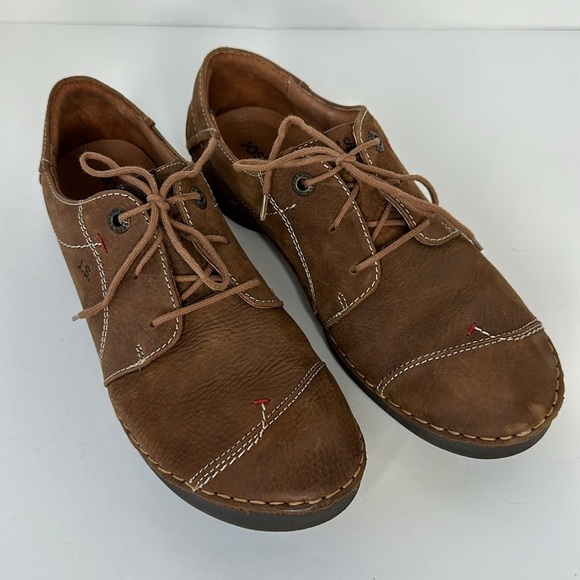 Fergey 20 | Women Josef Seibel Fergey‎ 20 Brown Nubuck Leather Sneaker Shoe Size 40